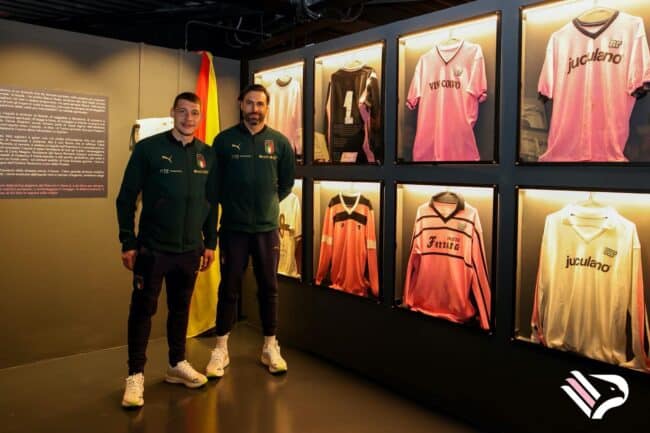 La Sicilia riscopre il “grande calcio”, azzurri ed ex rosanero in visita al Palermo Museum