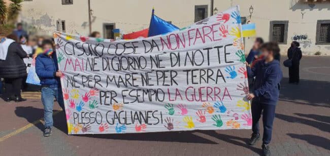 Mobilitazione dell’I.C. Ercole Patti di Trecastagni a favore della Pace