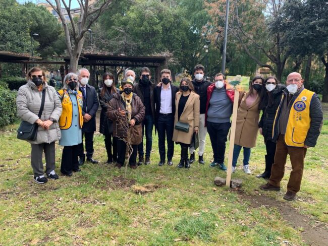 Catania, piantati 9 alberi di melograno a parco Falcone in ricordo delle vittime innocenti della mafia