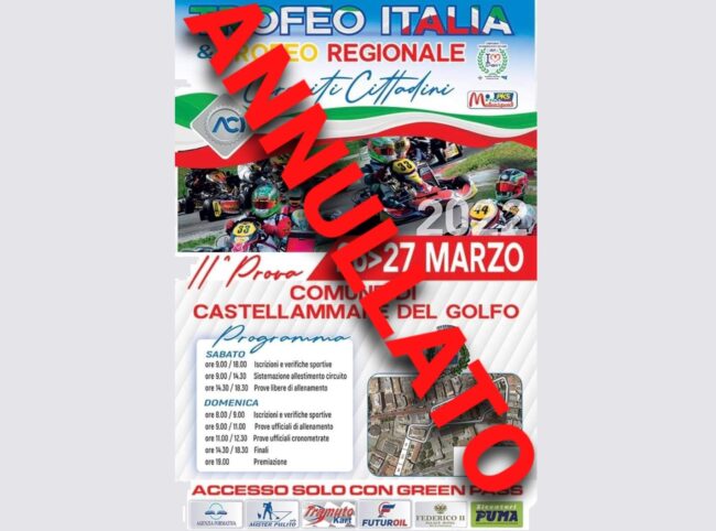 Trofeo regionale di karting, giovane pilota stroncato da arresto cardiaco: gara annullata
