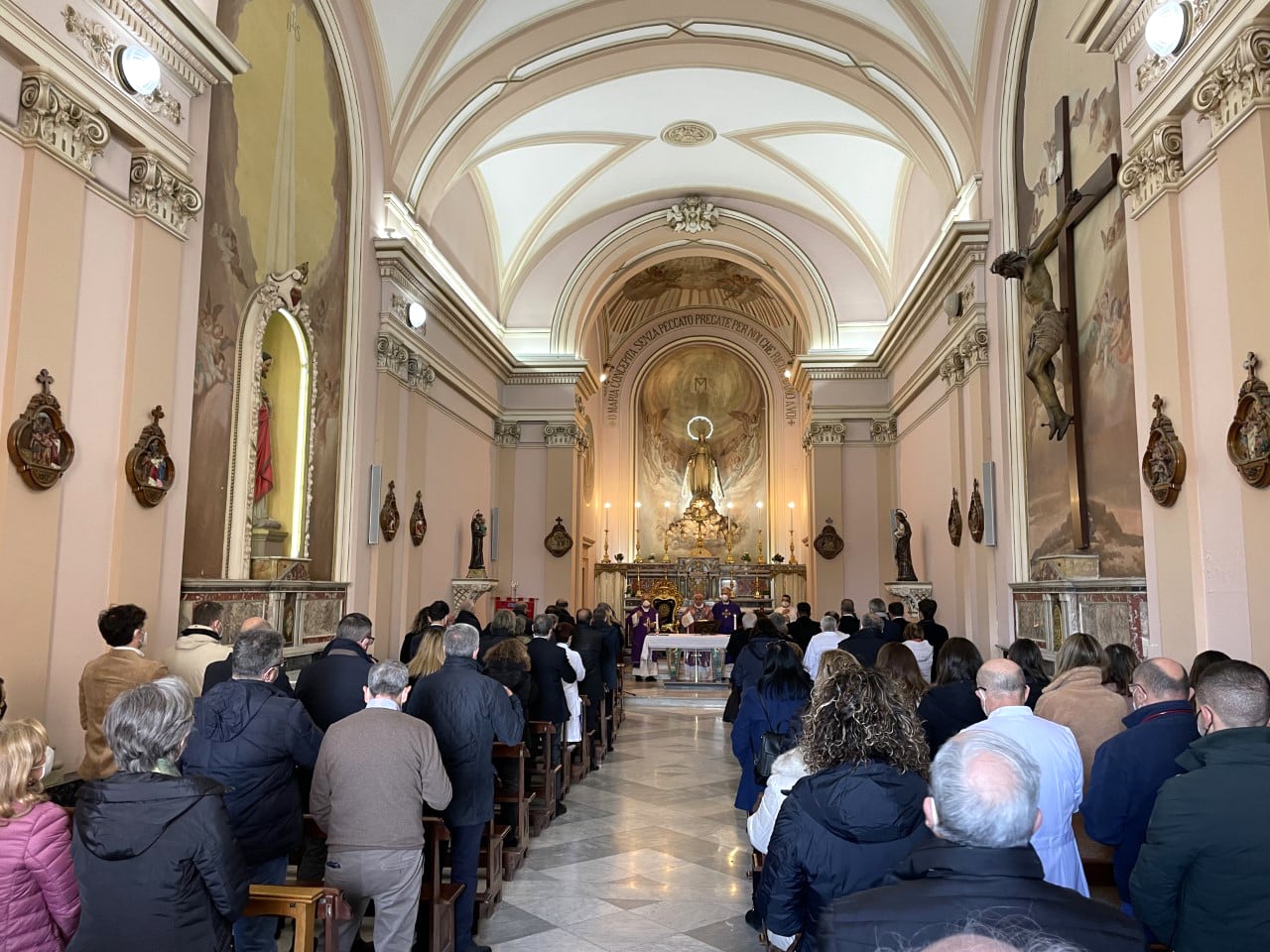 Visita al Garibaldi-Centro del nuovo Arcivescovo Metropolita di Catania, Monsignor Luigi Renna
