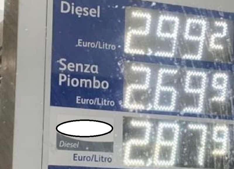 Prezzi dei carburanti alle stelle, shock per gli automobilisti siciliani: il diesel sfiora i 3 euro al litro