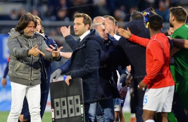 Gestacci, accuse e foto rimosse: il finale di Potenza-Catania è infuocato. Pellegrino: “Inqualificabile”