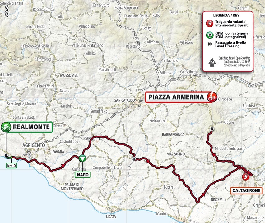 Giro di Sicilia di ciclismo 2022, Caltagirone tra le protagoniste della tappa del 14 aprile – DETTAGLI