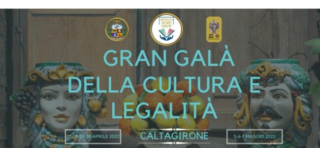 A Caltagirone il Gran Galà della Cultura e della Legalità, si parlerà anche di Telemedicina durante il Covid
