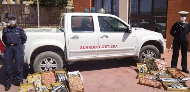 Sequestrati oltre 90 chili di prodotti ittici senza tracciabilità: il bilancio della Guardia Costiera