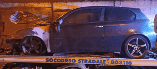Panico sull’A20, auto in fiamme all’interno di una galleria. Traffico in tilt a causa del fumo