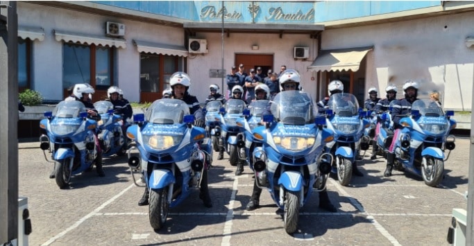 Giro di Sicilia 2022, in campo la task force della polizia stradale con motociclisti esperti