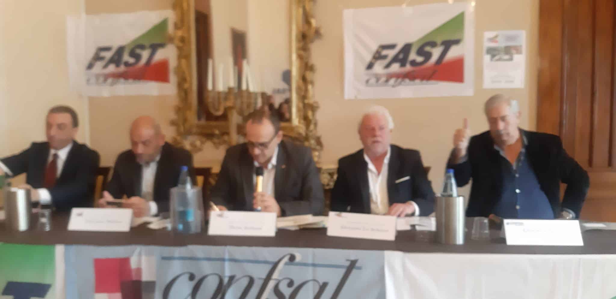 Catania, in corso il Congresso regionale Slm Fast Confsal Sicilia