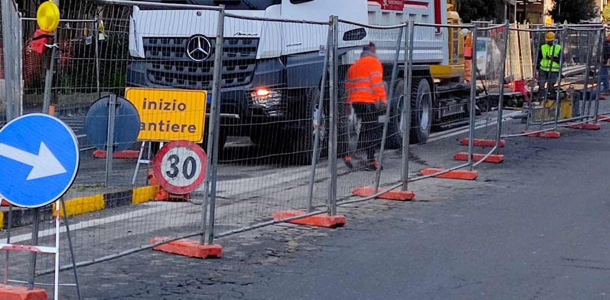 Cantiere di viale Vittorio Veneto, la speranza di Paolo Ferrara: “Bene così, ma serve piano di mobilità”
