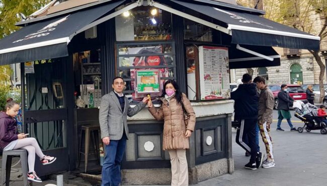 Catania, installato defibrillatore nel chiosco di piazza Cavour. Le parole del Presidente Ferrara