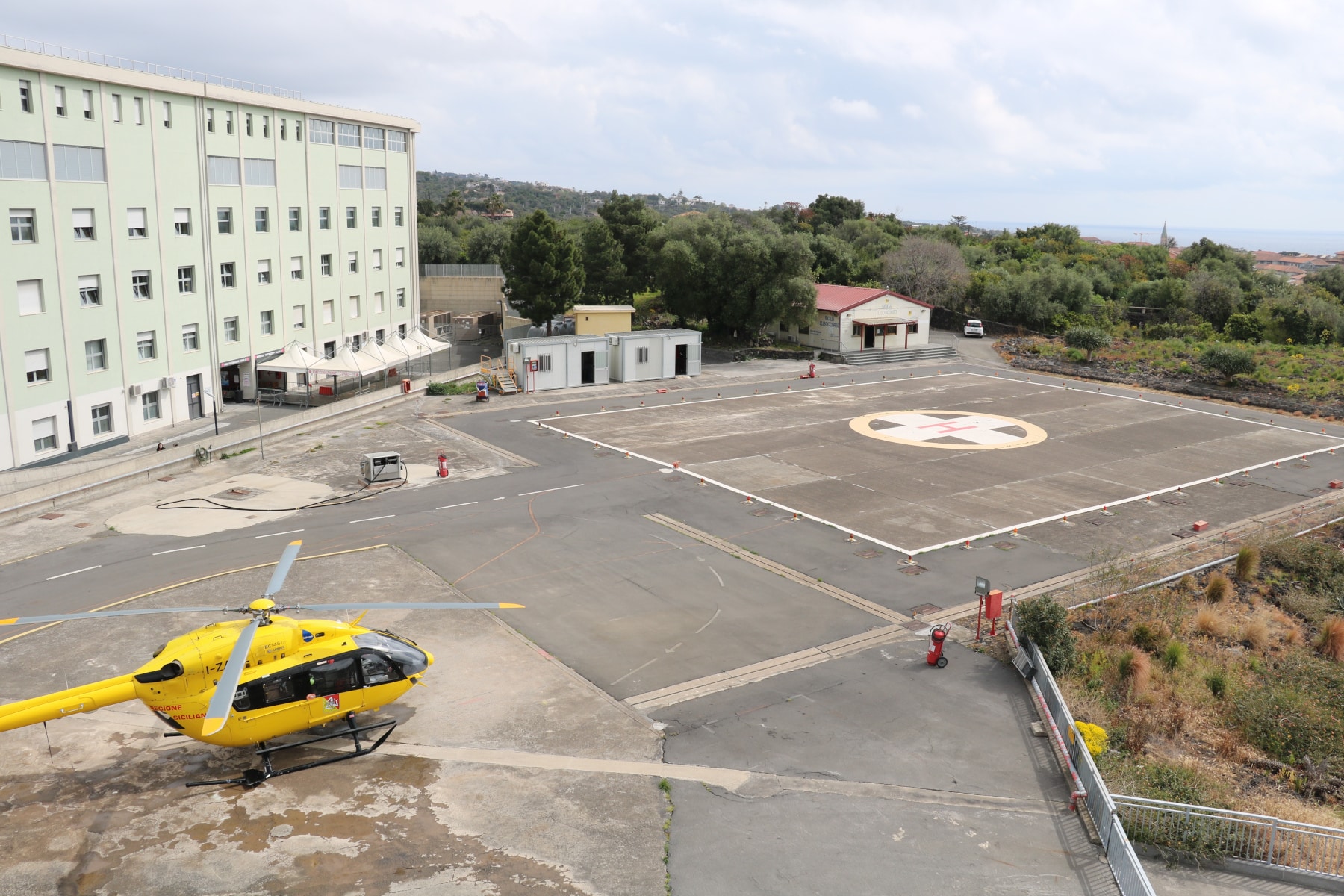 Ospedale Cannizzaro, l’elisuperficie diventa eliporto: potenziato il servizio di emergenza