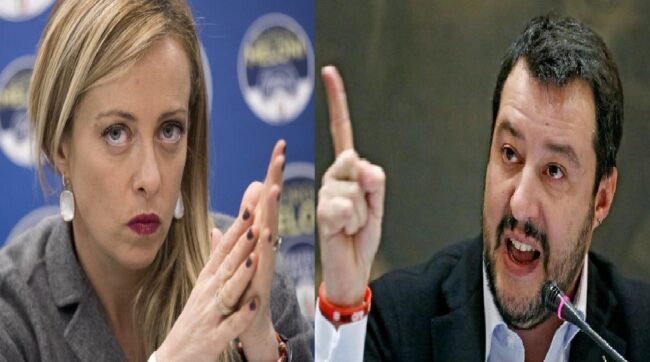 Gelo tra Meloni e Salvini: senza accordo su Musumeci, Fratelli d’Italia con Lagalla a Palermo
