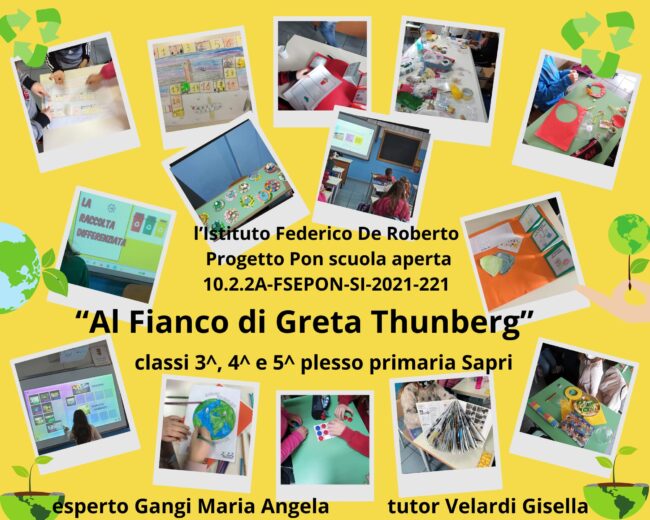 “Federico De Roberto” di Catania “Al fianco di Greta Thunberg per scoprire che non si è mai troppo piccoli per fare la differenza”