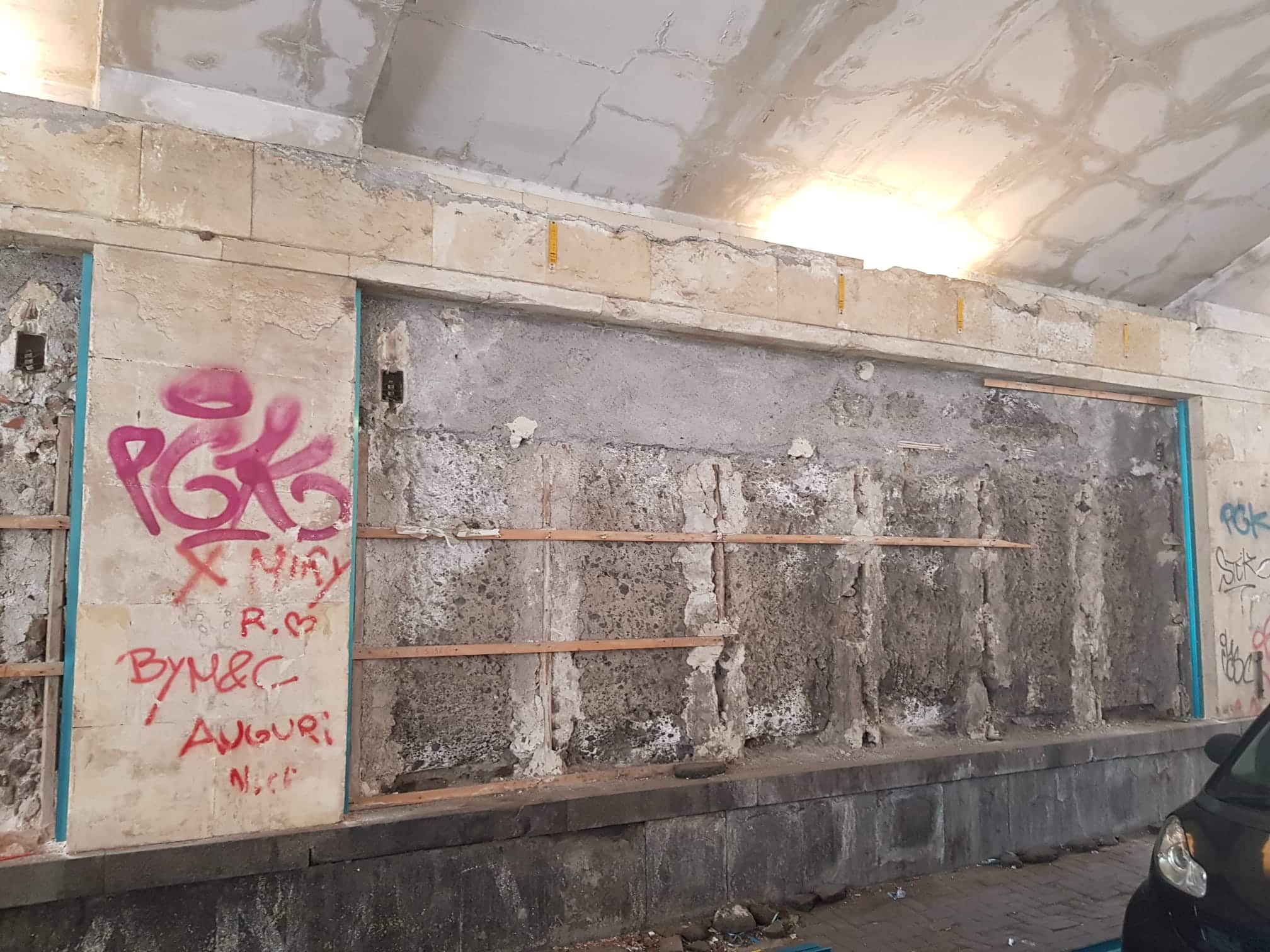 Sant’Euplio, in corso i lavori di riqualificazione del sottopasso di Catania