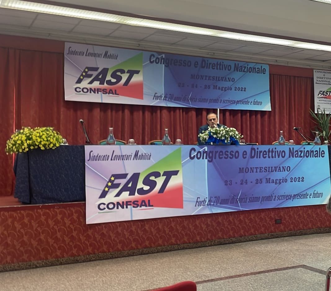 SLM Fast Confsal, aperto a Montesilvano il congresso e direttivo nazionale: 200 i delegati presenti