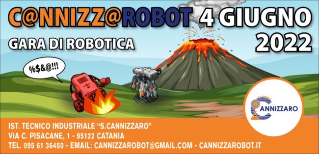 Al via “CannizzaRobot”, la gara nazionale organizzata dall’ITIS Cannizzaro di Catania per tutte le scuole d’Italia