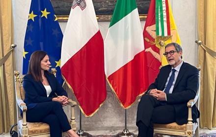 Energia in Sicilia, il Presidente Musumeci riceve il ministro maltese: “Importanti collaborazioni tra le due Isole”