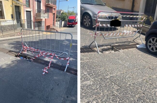 Tanti tombini rubati nel II Municipio a Catania: le segnalazioni del consigliere Cardello