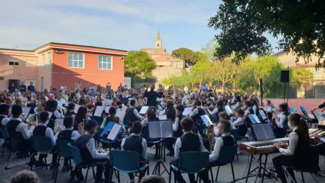 L’orchestra dell’Ercole Patti di Trecastagni torna a farsi sentire: eseguiti brani famosi