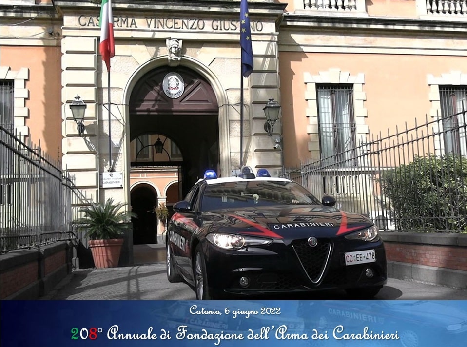 Catania, 208esimo Annuale della Fondazione dell’Arma dei carabinieri: incontro in Caserma
