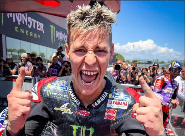 MotoGp, vince Fabio Quartararo: sul podio anche Almoguera e Zarco – FOTO e VIDEO
