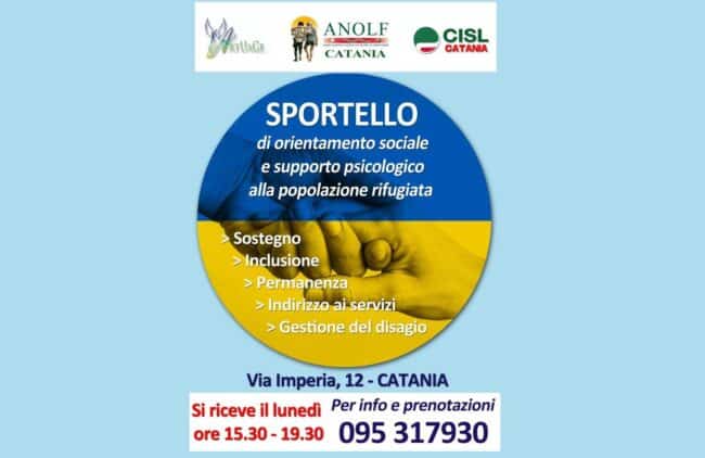 Guerra Russia-Ucraina, a Catania sportello gratuito di supporto per le popolazioni rifugiate