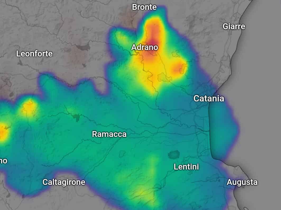 Maltempo in Sicilia, temporali e bomba d’acqua nel Catanese