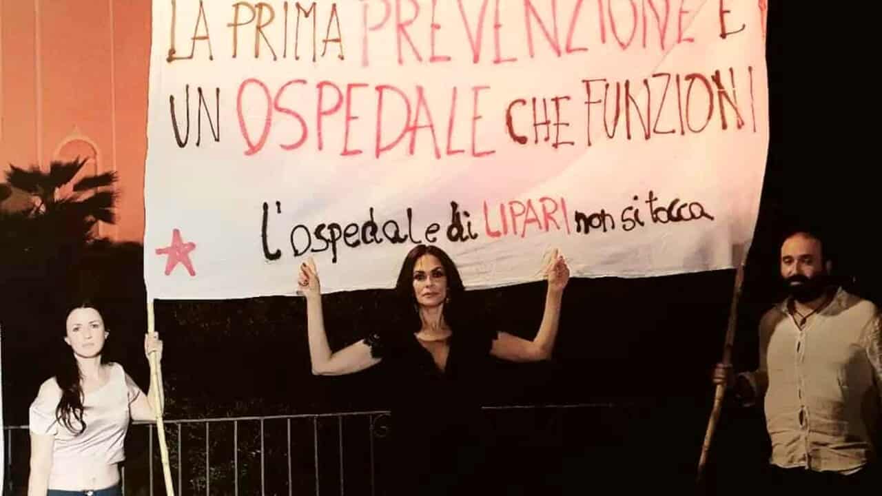 Lipari, Maria Grazia Cucinotta in prima linea: “Lasciate aperto l’ospedale”
