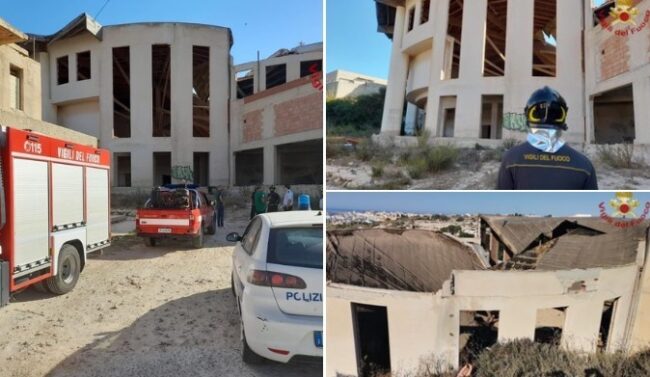 Lampedusa, crolla solaio della piscina comunale