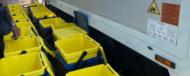 Rifiuti a Catania, continua la distribuzione dei mastelli porta rifiuti: ecco il prossimo Lotto