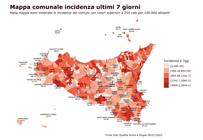Covid, in Sicilia contagi in aumento: in ospedale per lo più non vaccinati – IL BOLLETTINO SETTIMANALE