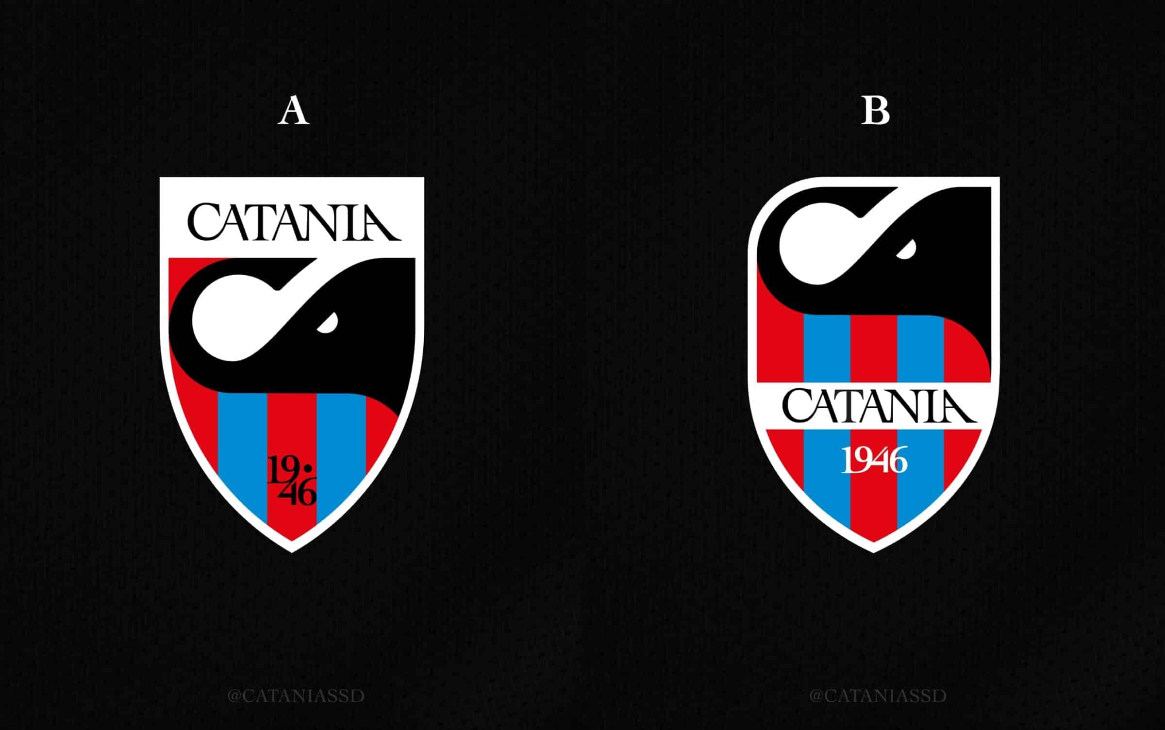 Il Calcio Catania si rifà il look, due scelte per il nuovo logo: votazioni fino a domani