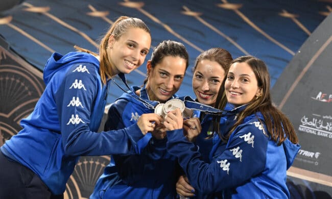 Un’altra medaglia ai mondiali di scherma: arriva l’argento per le catanesi Fiamingo e Santuccio