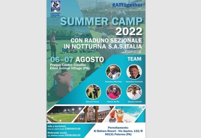 Palermo, il primo evento Summer Camp per i pastori tedeschi: il PROGRAMMA e le modalità di ISCRIZIONE