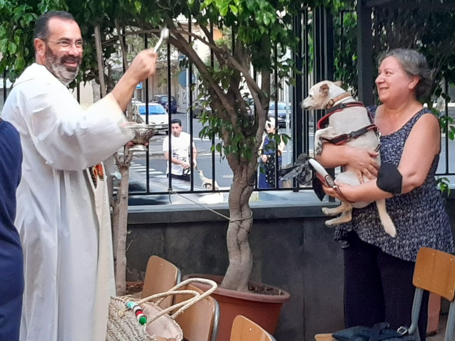 Giornata di San Rocco, benedetti cagnolini durante la Santa Messa a Catania