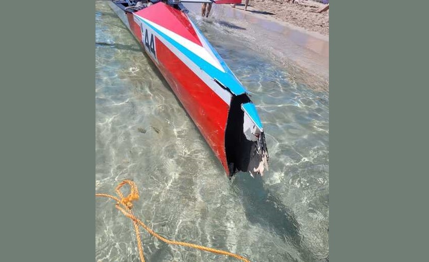 Canoa speronata a Capo Gallo, si chiedono maggiori controlli: “L’incidente poteva avere esiti tragici”