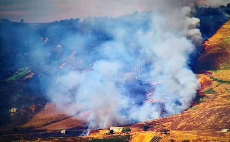 Bosco Scorace minacciato dalle fiamme, brucia vasta area: si sospetta incendio doloso