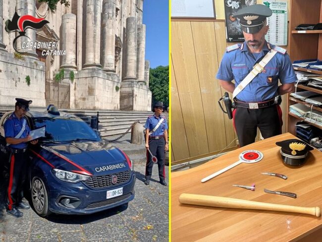 Catania, controlli in ogni dove: 4 denunciati, verifiche per violazioni al Codice della Strada