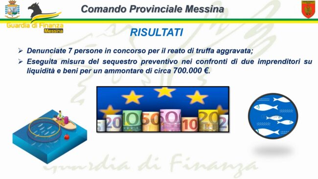 Scoperto sistema di frode ai fondi europei: sequestrati beni per oltre 700 mila euro ad un’azienda ittica