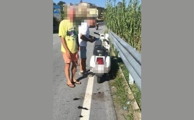 Centauro investito sulla Panoramica dello Stretto da un’auto in corsa: polizia a caccia del responsabile