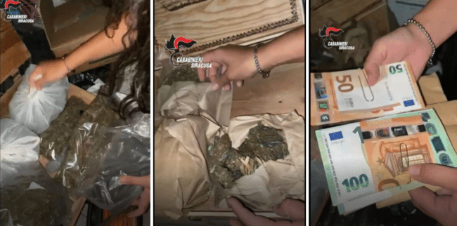 Oltre 3 chili di marijuana nelle casse di vini, arrestato un 57enne