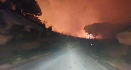 La Sicilia va a fuoco, devastato uno dei polmoni verdi di Trapani