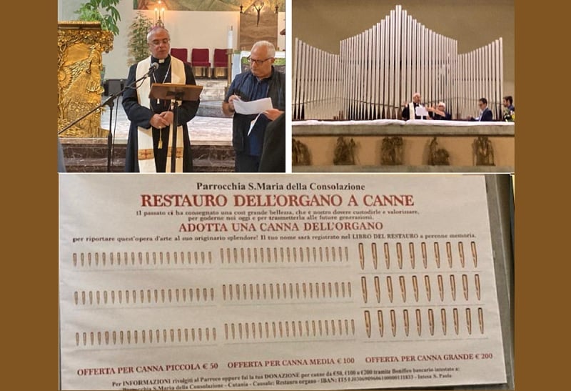 Benedizione e inaugurazione dell’Organo nella parrocchia Consolazione di Catania