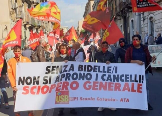 USB Scuola Catania: “Trasformare i contratti a tempo parziale in contratti a tempo pieno per gli ex LSU-ATA immessi in ruolo un anno fa”