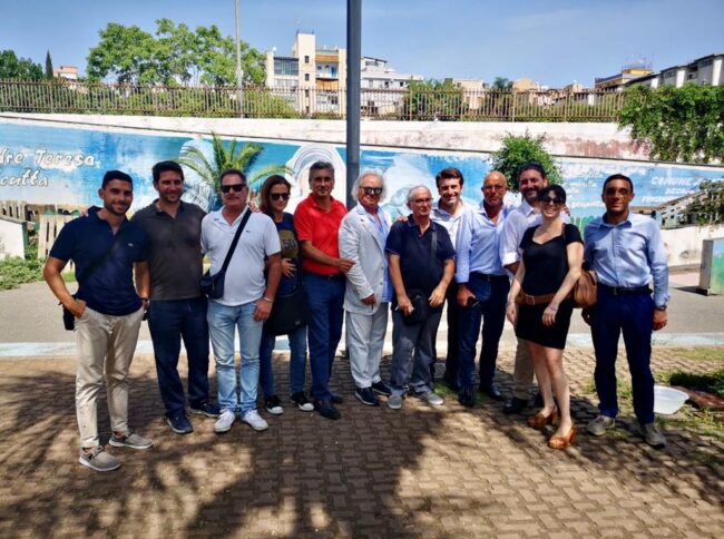 Sopralluogo parco Madre Teresa di Calcutta nel III municipio di Catania