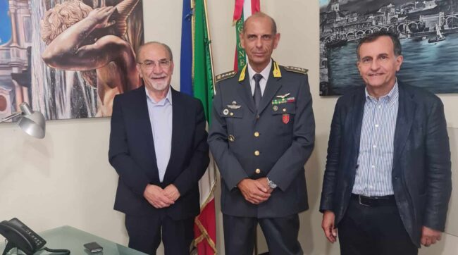 Visita di cortesia del Colonnello Giuseppe Pisano nella sede dell’ERSU di Catania
