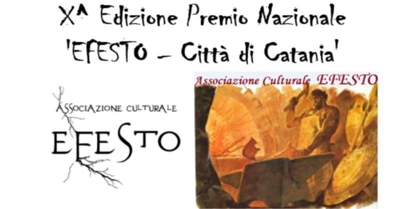 Lanciato il bando di concorso della X edizione del Premio Letterario Nazionale Efesto città di Catania