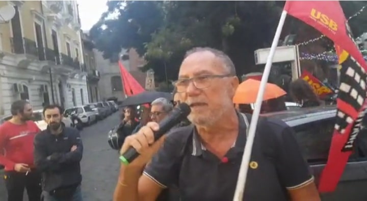 Ieri a Catania manifestazione contro il caro bollette