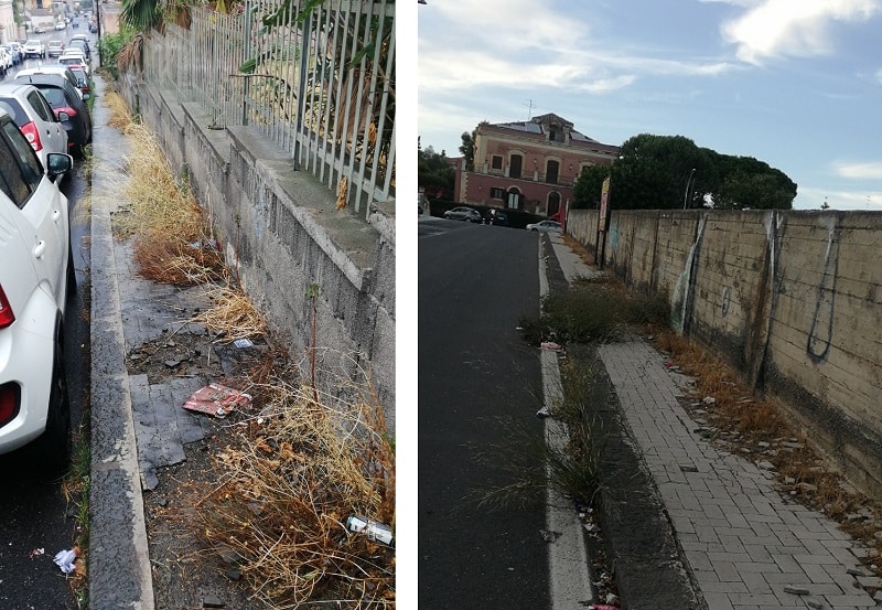 Catania, cura del verde e dei passaggi pedonali a Cibali nel IV Municipio